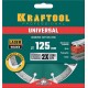 KRAFTOOL LASER-UNIVERSAL 125 мм (22.2 мм, 10х2.4мм), алмазный диск (36680-125)