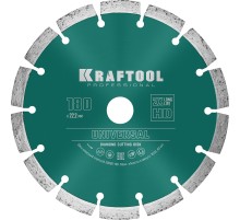 KRAFTOOL LASER-UNIVERSAL 180 мм (22.2 мм, 10х2.6мм), алмазный диск (36680-180)