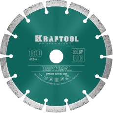 KRAFTOOL LASER-UNIVERSAL 180 мм (22.2 мм, 10х2.6мм), алмазный диск (36680-180)