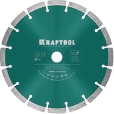 KRAFTOOL LASER-UNIVERSAL 230 мм (22.2 мм, 10х2.8мм), алмазный диск (36680-230)
