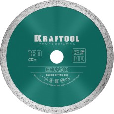 KRAFTOOL KERAMO, 180 мм, (22.2 мм, 10 х 2.0 мм), сплошной алмазный диск (36684-180)
