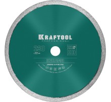 KRAFTOOL KERAMO, 230 мм, (22.2 мм, 10 х 2.2 мм), сплошной алмазный диск (36684-230)