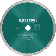 KRAFTOOL KERAMO, 230 мм, (22.2 мм, 10 х 2.2 мм), сплошной алмазный диск (36684-230)