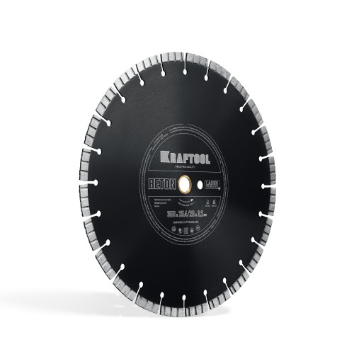 KRAFTOOL BETON 350 мм (25.4/20 мм, 12х3.2 мм), алмазный диск (36686-350)