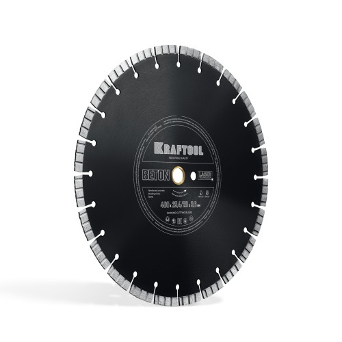 KRAFTOOL BETON 400 мм (25.4/20 мм, 12х3.6 мм), алмазный диск (36686-400)