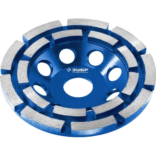 ЗУБР d 115 мм, двухрядная алмазная шлифовальная чашка, Профессионал (33372-115)