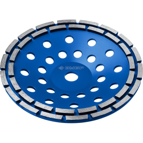 ЗУБР d 230 мм, двухрядная алмазная шлифовальная чашка, Профессионал (33372-230)