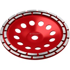 ЗУБР d 230 мм, двухрядная алмазная шлифовальная чашка (33376-230)