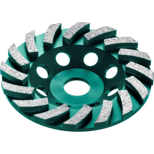 KRAFTOOL Turbo ᴓ125 мм алмазная чашка, INDUSTRIAL (33368-125)