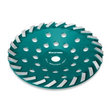KRAFTOOL Turbo d 230 мм, сегментная алмазная чашка, INDUSTRIAL (33368-230)
