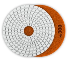 ЗУБР 100 мм, №300, мокрое шлифование, алмазный гибкий шлифовальный круг АГШК, Профессионал (29866-300)