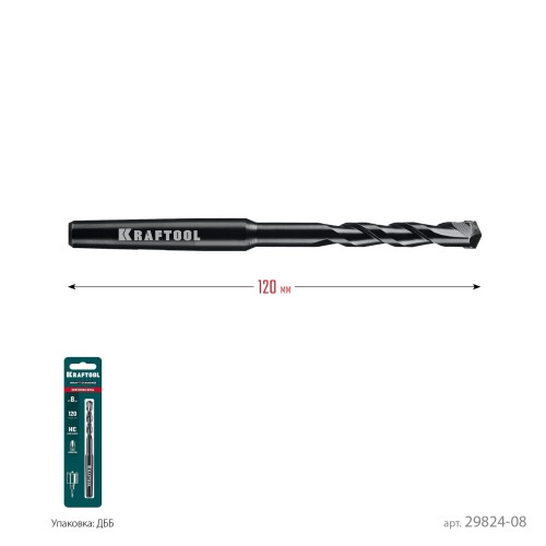 KRAFTOOL d 8 мм, Центрирующее сверло (29824-08)