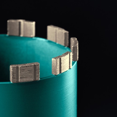 KRAFTOOL DIAMOND 122 мм (450 мм, 1 1/4″, лазерная сварка сегментов), Алмазная Коронка по железобетону (29825-122)