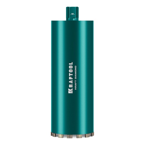 KRAFTOOL DIAMOND 162 мм (450 мм, 1 1/4″, лазерная сварка сегментов), Алмазная Коронка по железобетону (29825-162)