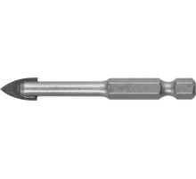 ЗУБР 8 мм, 2х кромка, HEX 1/4, Сверло по стеклу и кафелю (29840-08)