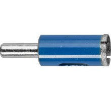 ЗУБР d 14 мм, Р100, цилиндрический хвостовик, алмазное трубчатое сверло для дрели, Профессионал (29860-14)