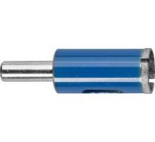 ЗУБР d 16 мм, Р100, цилиндрический хвостовик, алмазное трубчатое сверло для дрели, Профессионал (29860-16)