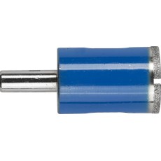 ЗУБР d 22 мм, Р100, цилиндрический хвостовик, алмазное трубчатое сверло для дрели, Профессионал (29860-22)