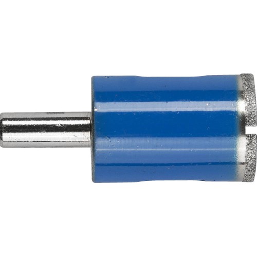 ЗУБР d 22 мм, Р100, цилиндрический хвостовик, алмазное трубчатое сверло для дрели, Профессионал (29860-22)