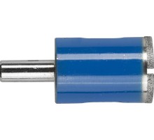 ЗУБР d 24 мм, Р100, цилиндрический хвостовик, алмазное трубчатое сверло для дрели, Профессионал (29860-24)