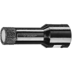 ЗУБР АВК, d 16 мм, (М14, 15 мм кромка), вакуумная алмазная коронка, Профессионал (29865-16)