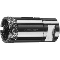 ЗУБР АВК, d 29 мм, (М14, 15 мм кромка), вакуумная алмазная коронка, Профессионал (29865-29)