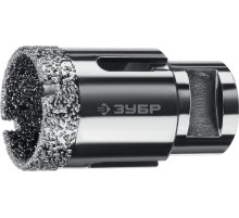 ЗУБР АВК, d 35 мм, (М14, 15 мм кромка), вакуумная алмазная коронка, Профессионал (29865-35)