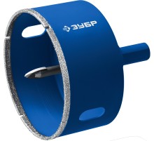 ЗУБР АГК, d 120 мм, (центр. сверло, трехгр. хвост, Р60), алмазная коронка, Профессионал (29850-120)