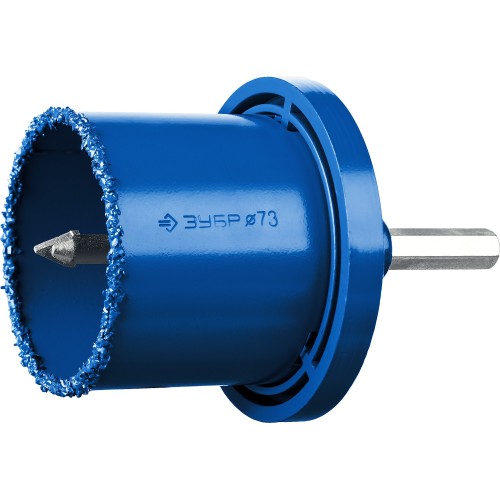 ЗУБР 8 шт, d 33, 53, 67, 73, 83 мм, карбид-вольфрамовое нанесение, набор кольцевых коронок, Профессионал (33350-H8)