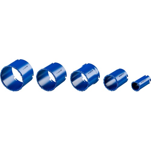 ЗУБР 8 шт, d 33, 53, 67, 73, 83 мм, карбид-вольфрамовое нанесение, набор кольцевых коронок, Профессионал (33350-H8)