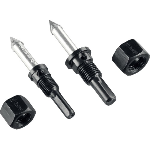 ЗУБР 6 шт, d 22, 28, 35, 44, 68, 73 мм, L 25 мм, карбид вольфрама, набор коронок-чашек с оснасткой, Профессионал (33360-H6)