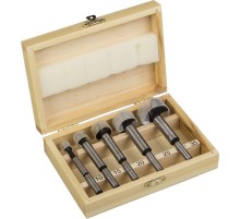 ЗУБР 5 шт: 10-15-20-25-35 мм, набор сверл форстнера по дереву, фанере, ДСП (2994-H5)