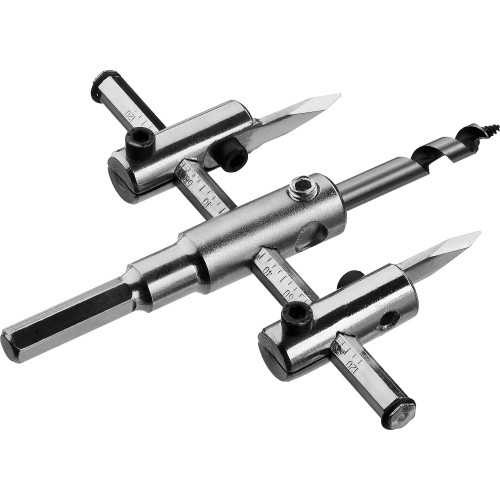 ЗУБР d 40-120 мм, глубина реза 30 мм, регулируемое сверло по дереву (29440-120)