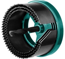 KRAFTOOL 3 шт, (60-67-74 x 32 мм), наборная кольцевая пила по дереву (29582-H3-32)