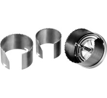 ЗУБР 3 шт, (60-67-74-83-95 x 32 мм), наборная кольцевая пила по дереву (29595-H3-42)