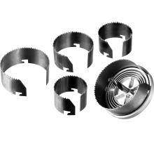 ЗУБР 5 шт, (60-73-80 х 42 мм), наборная кольцевая пила по дереву (29595-H5-32)