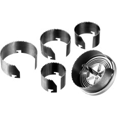 ЗУБР 5 шт, (60-73-80 х 42 мм), наборная кольцевая пила по дереву (29595-H5-32)