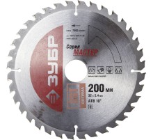 ЗУБР Оптимальный рез, 200 x 32 мм, 36Т, пильный диск по дереву (36912-200-32-36)
