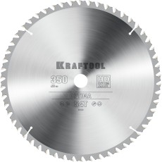 KRAFTOOL Optima, 350 х 30 мм, 54Т, пильный диск по дереву (36951-350-30)