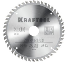 KRAFTOOL Precision, 200 х 32 мм, 48Т, пильный диск по дереву (36952-200-32)