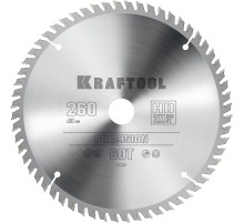 KRAFTOOL Precision, 260 х 30 мм, 60Т, пильный диск по дереву (36952-260-30)