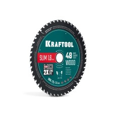 KRAFTOOL Slim wood cut 165 х 20 x 1.6 мм, 48Т, диск пильный по дереву, (36955-165-20-48)