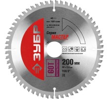 ЗУБР Мультирез, 200 x 32 мм, 60Т, пильный диск по алюминию (36916-200-32-60)