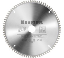 KRAFTOOL Multi Material, 300 х 30 мм, 80Т, пильный диск по алюминию (36953-300-30)