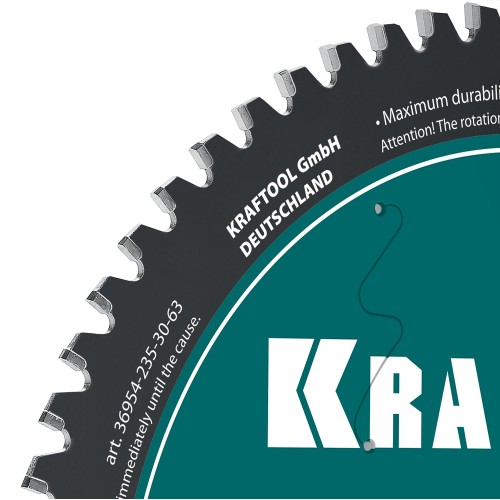 KRAFTOOL Metal Cut 235 х 30 мм, 63Т, диск пильный по металлу и стали (36954-235-30-63)
