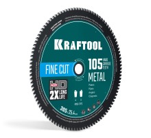 KRAFTOOL Metal Cut 305 х 25.4 мм, 105Т, диск пильный по металлу и стали (36954-305-25.4-105)
