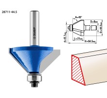 ЗУБР 44.5 x 23 мм, фреза кромочная калевочная (фасочная) №9, Профессионал (28711-44.5)