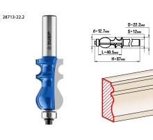 ЗУБР 22.2 x 41 мм, хвостовик 12 мм, фреза кромочная фигурная №2, Профессионал (28713-22.2)