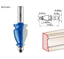 ЗУБР 44.5 x 28 мм, хвостовик 12 мм, фреза кромочная фигурная №3, Профессионал (28714-44.5)