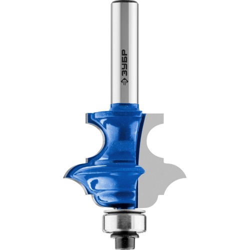 ЗУБР 34.9 x 25.4 мм, хвостовик 8 мм, фреза кромочная фигурная №6, Профессионал (28717-34.9)